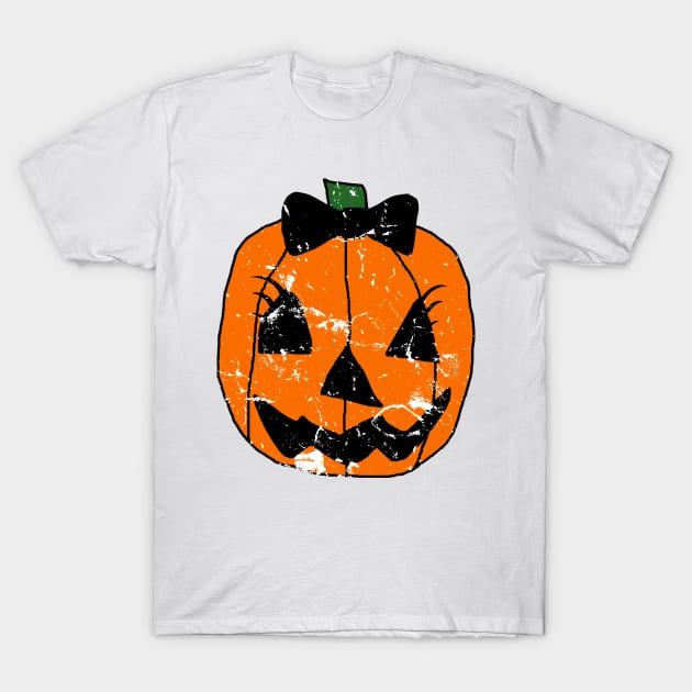 Cute Halloween Pumpkin Girl Face Hydroflask Water Flask Gifts Sticker Mug Shirt T-Shirt by gillys